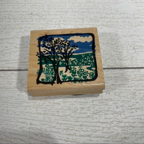 Wood and Rubber Stamp Love Family and Anniversary 6 Piece Bundle - Picture 4 of 11